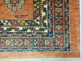 5'11" x 8'7"   Persian Kashkuli Rug Angle View
