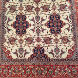 6'6" x 10'9"   Persian Isfahan Sarafian Rug Angle View