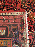 5'8" x 7'1"   Persian Hosseinabad Rug Back View