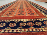 2'8" x 9'2"   Persian Kashkuli Runner Rug Angle View