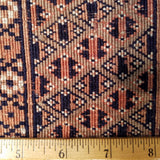 5'5" x 7'2"   Antique Silk on Wool Herati Design Rug Angle View