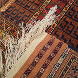 4'0" x 6'4"   Silk Hatchli Rug Angle View