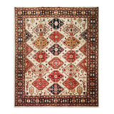 8'3" x 9'10"   Tabriz Rug Top View