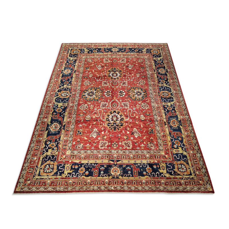 8'9" x 11'10"   Tabriz Rug Angle View