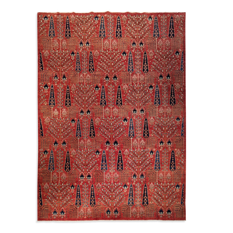 8'10" x 11'10"   Serapi Rug Top View