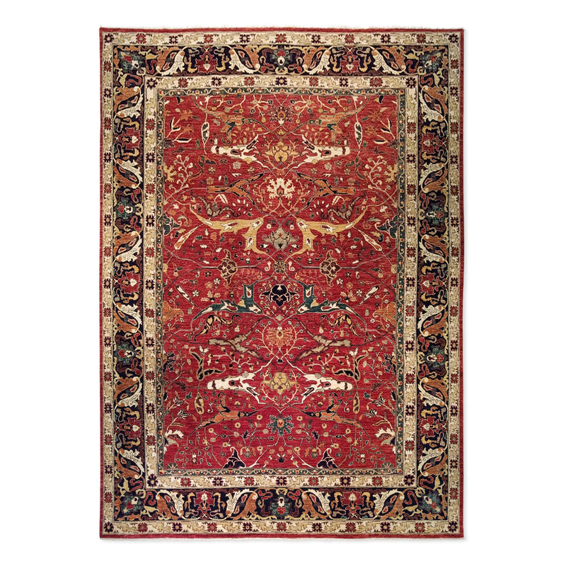 9'10" x 13'9"   Serapi Rug Top View