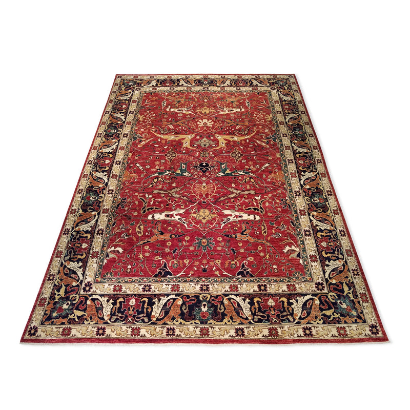 9'10" x 13'9"   Serapi Rug Angle View