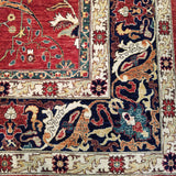 9'10" x 13'9"   Serapi Rug Angle View