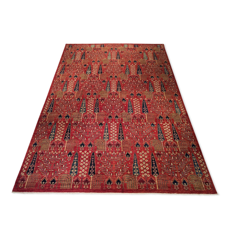 9'8" x 13'9"   Bidjar Rug Angle View