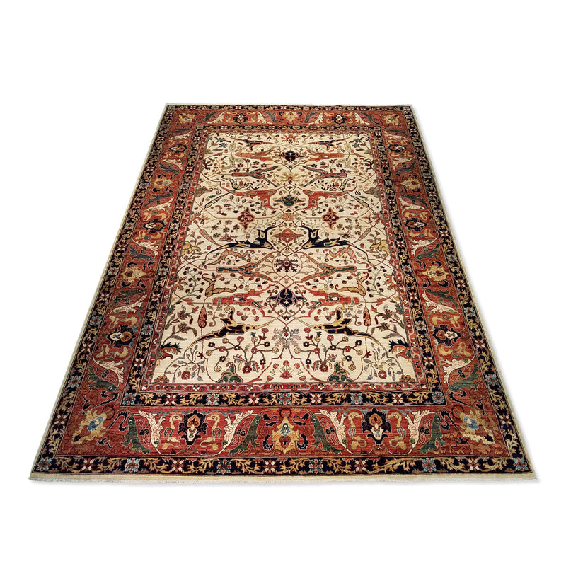9'10" x 13'9"   Serapi Rug Angle View