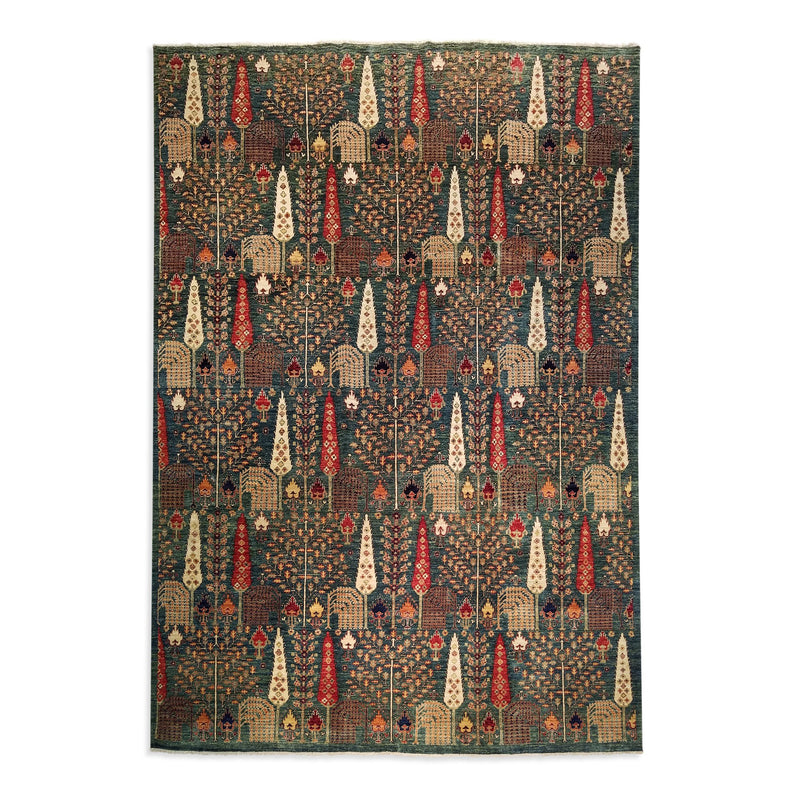 9'0" x 11'11"   Serapi Rug Top View