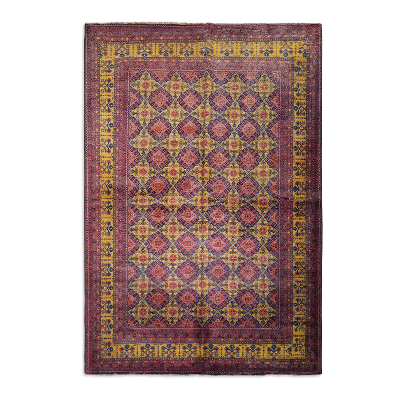 6'5" x 9'5"   Kunduz Rug Top View