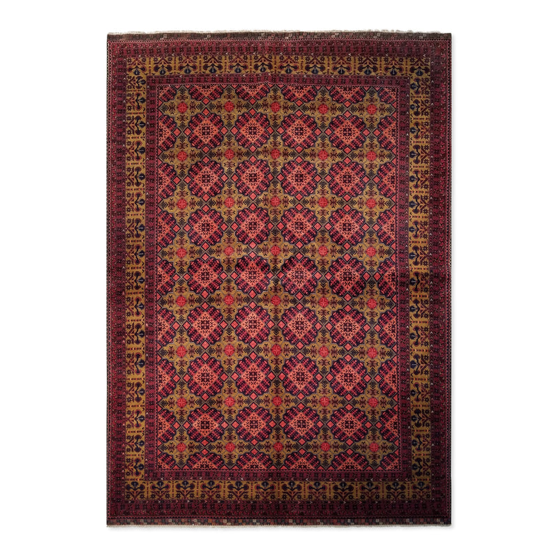 6'9" x 9'7"   Kunduz Rug Top View