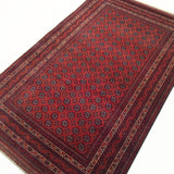 4'1" x 6'4"   Kunduz Rug Angle View