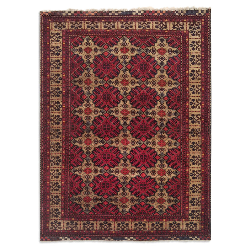 4'10" x 6'3"   Kunduz Rug Top View
