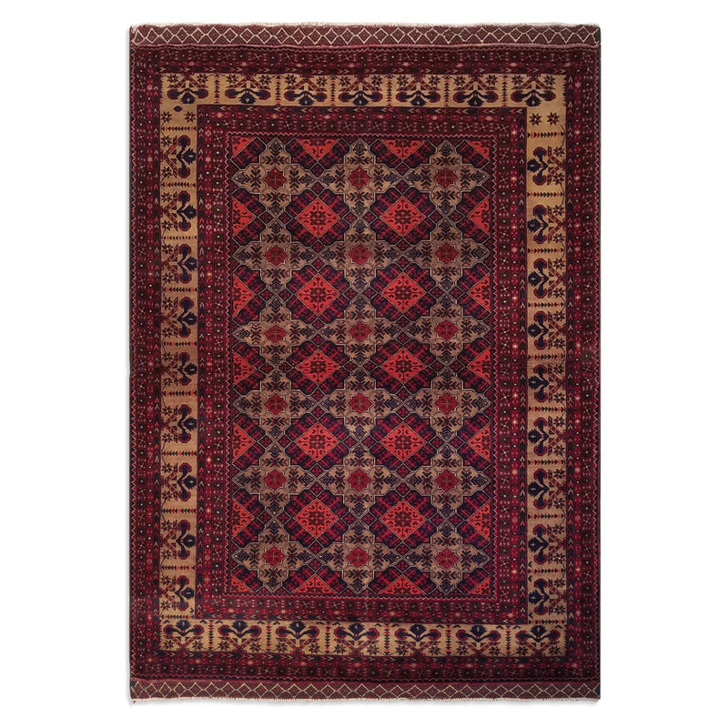 4'11" x 6'8"   Kunduz Rug Top View