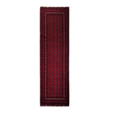 2'10" x 9'8"   Kunduz Runner Rug Top View