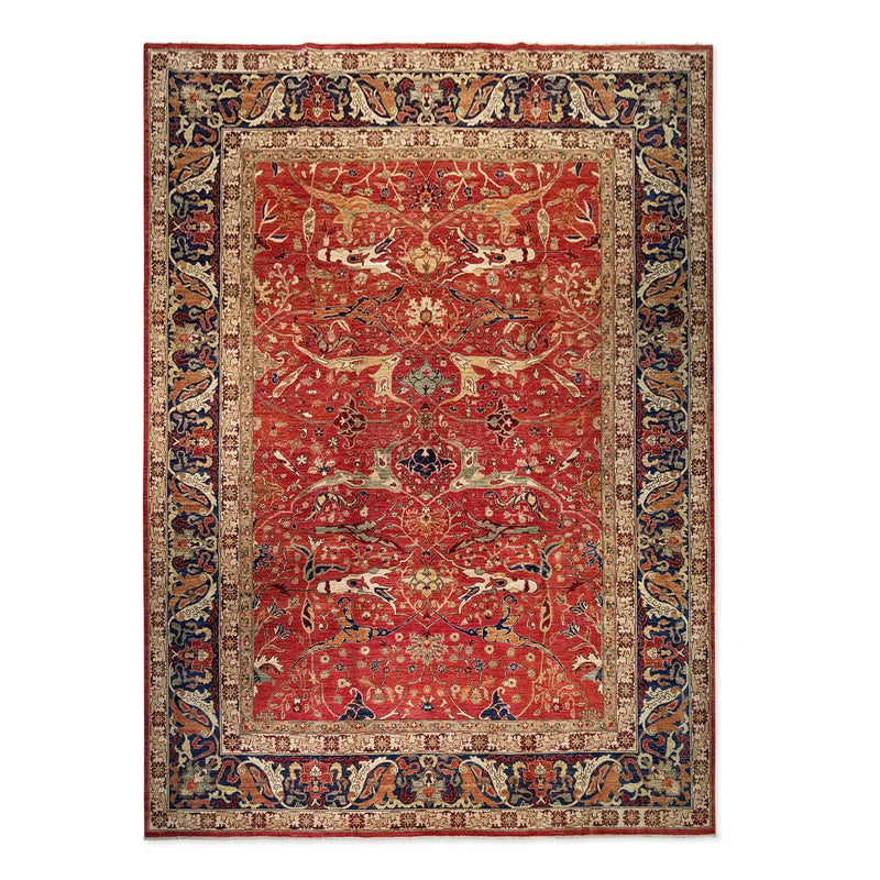 9'11" x 13'9"   Serapi Rug Top View