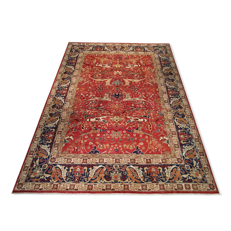 9'11" x 13'9"   Serapi Rug Angle View