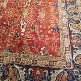 9'11" x 13'9"   Serapi Rug Angle View
