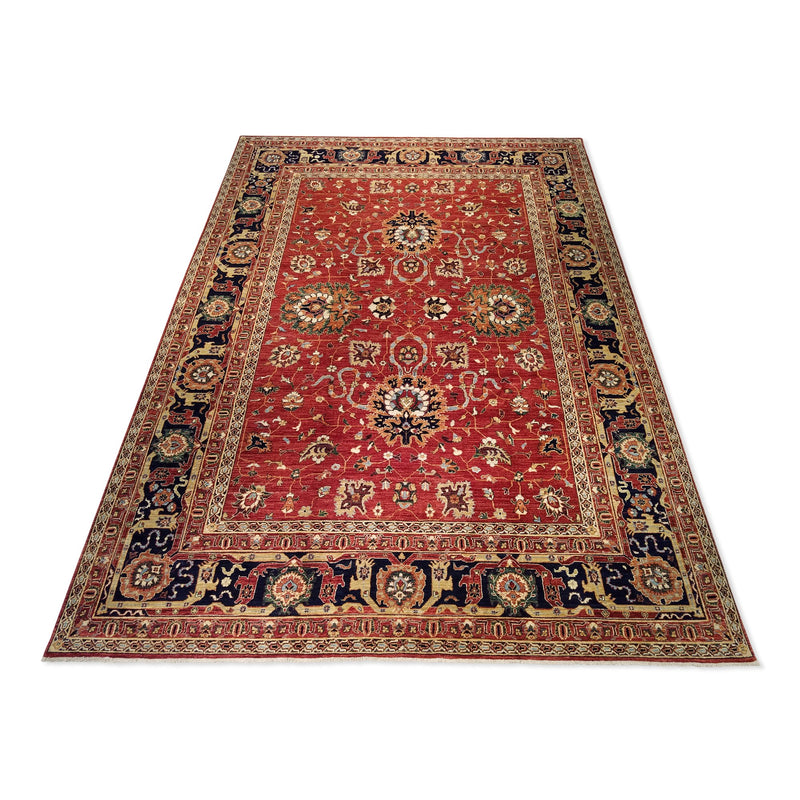 9'9" x 13'9"   Mahal Rug Angle View