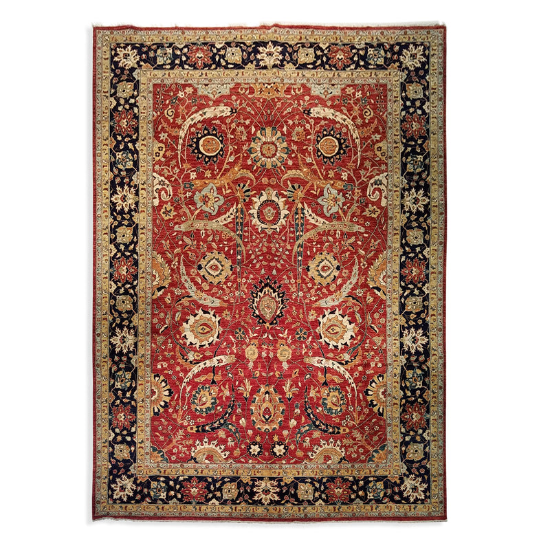 10'0" x 13'11"   Tabriz Rug Top View