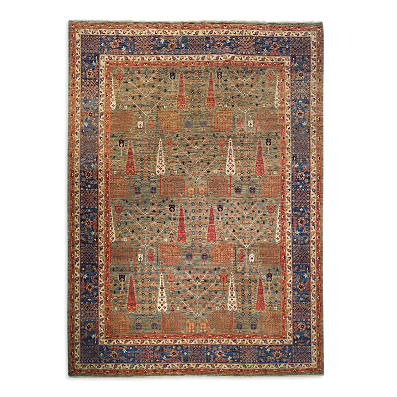 8'11" x 11'3"   Serapi Rug Top View