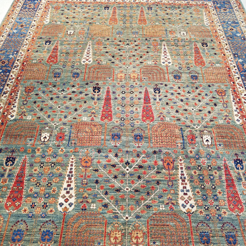 8'11" x 11'3"   Serapi Rug Angle View