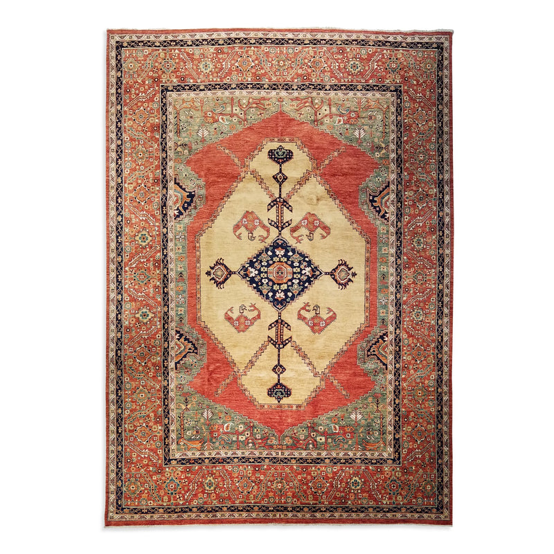 9'0" x 11'9"   Serapi Rug Top View