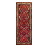 4'11" x 13'3"   Beshir Runner Rug Top View
