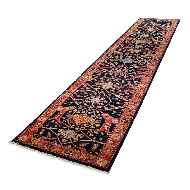 2'6" x 13'1"   Serapi Runner Rug Top View