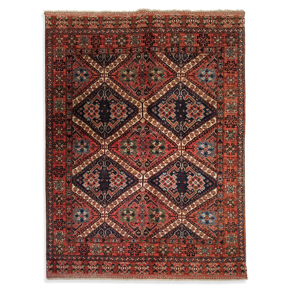 5'0" x 6'8"   Yamut Rug Top View