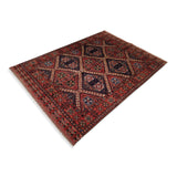 5'0" x 6'8"   Yamut Rug Angle View