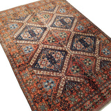 5'0" x 6'8"   Yamut Rug Angle View