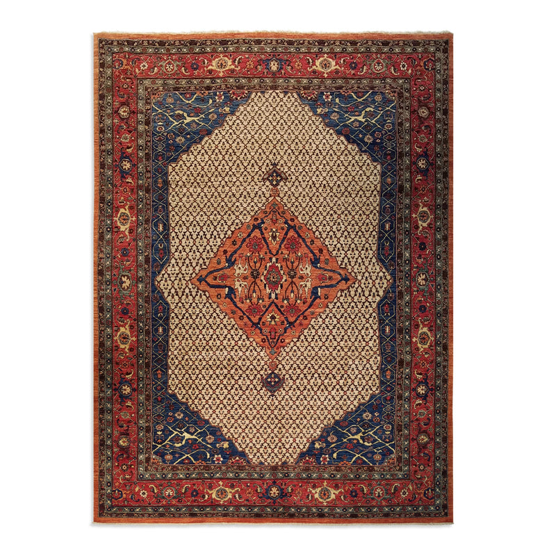 8'8" x 11'9"   Bidjar Rug Top View
