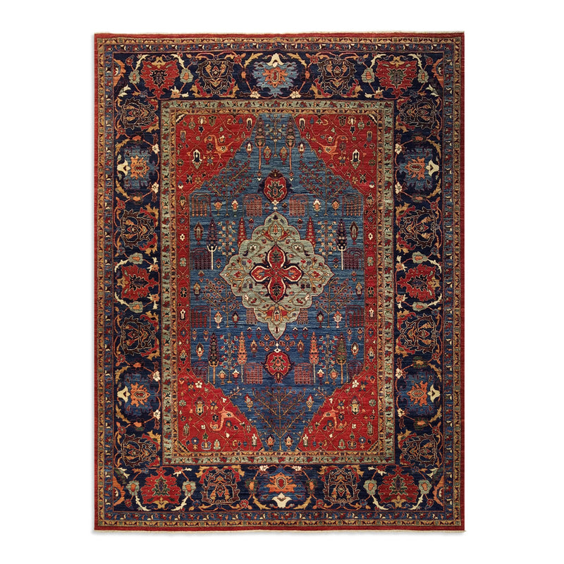 8'10" x 11'10"   Bidjar Rug Top View