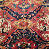 8'10" x 11'7"   Dragon Design Rug Angle View
