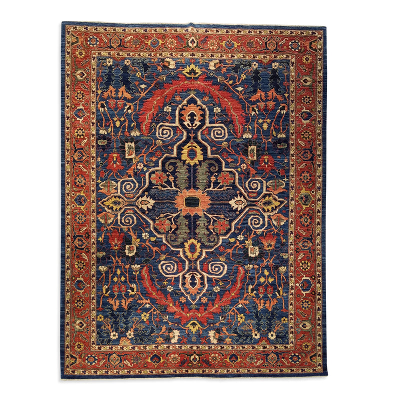 9'0" x 11'7"   Tabriz Rug Top View
