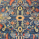 9'0" x 11'7"   Tabriz Rug Angle View