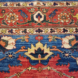 9'0" x 11'7"   Tabriz Rug Angle View