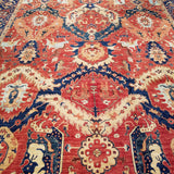 10'0" x 13'10"   Dragon Design Rug Angle View