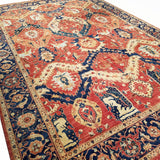 10'0" x 13'10"   Dragon Design Rug Angle View
