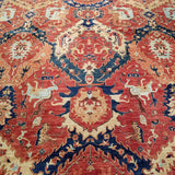 10'0" x 13'10"   Dragon Design Rug Angle View
