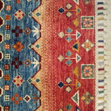 3'2" x 4'10"   Gabbeh Rug Back View