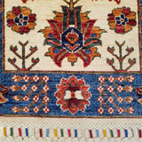 2'6" x 6'4"   Gabbeh Runner Rug Angle View