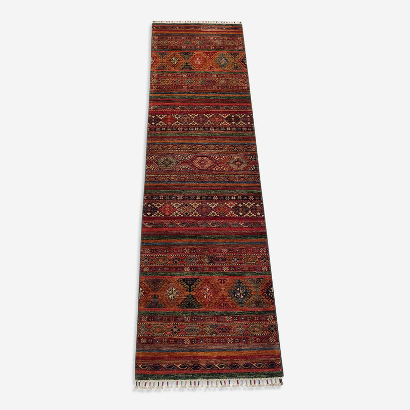 2'9" x 9'8"   Khorjin Runner Rug Top View
