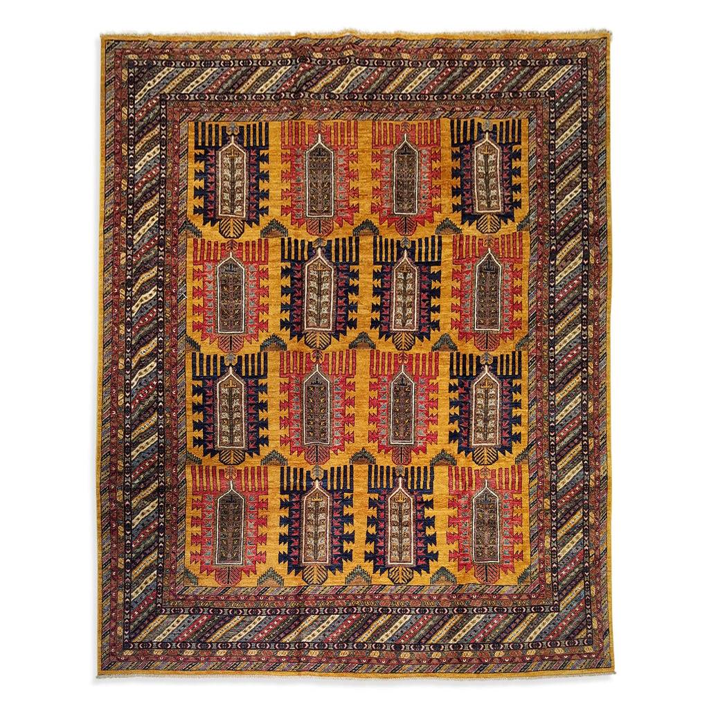 8'2" x 10'2"   Yamut Rug Top View
