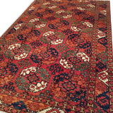 6'8" x 10'1"   Ersari Turkmen Design Rug Angle View