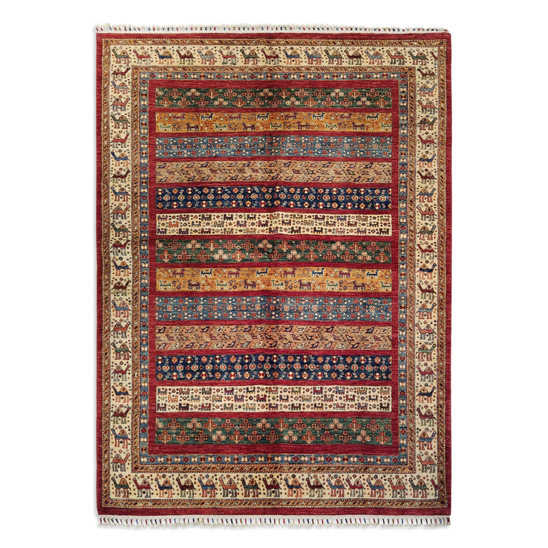 5'9" x 7'10"   Khorjin Rug Top View