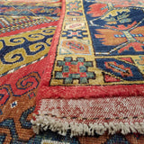 6'6" x 8'2"   Yamut Rug Back View